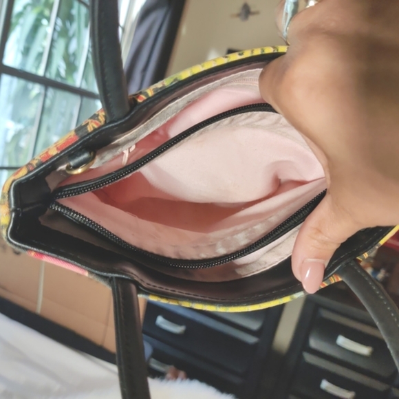 Vintage Bueno 8.5" x 6.5" Retro Style Sequin Mini Shoulder Bag Purse US Cities - Picture 4 of 11